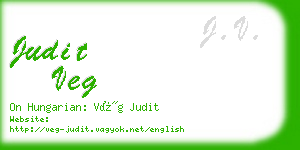 judit veg business card